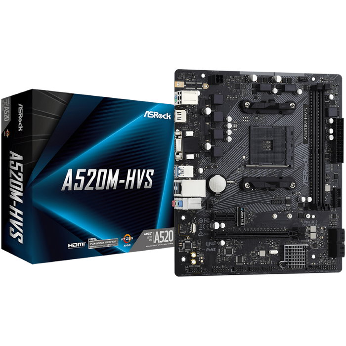 ASRock A520M-HVS micro ATX